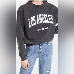 Anine Bing Ramona Sweatshirt Los Angeles. Size Small